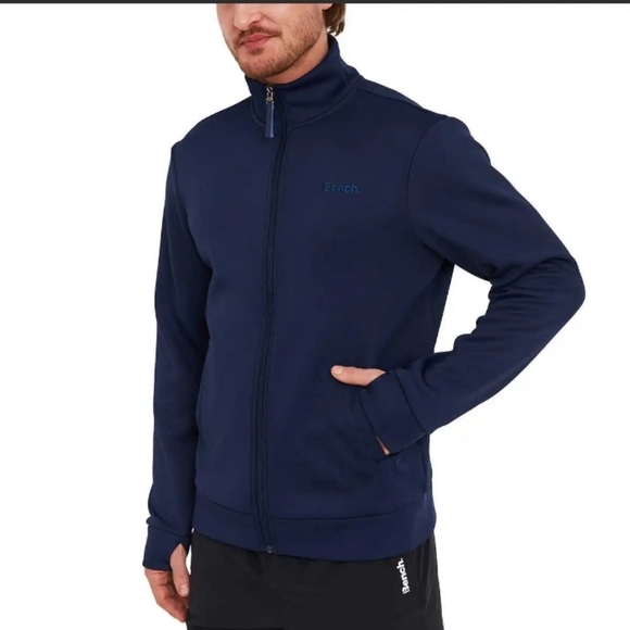 Brand New With Tag : Bench Men’s Full Zip Jacket - BLUE - Picture 2 of 10